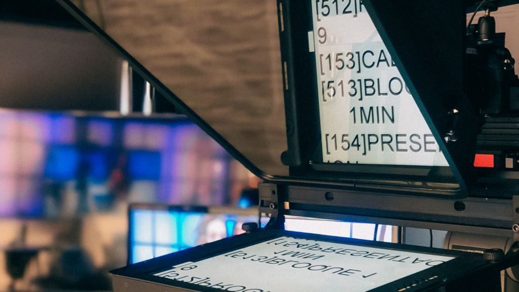 テレプロンプター