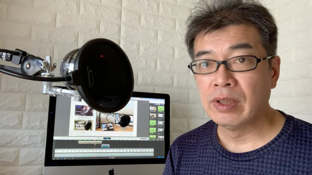 マイクのセッティング