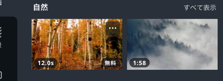動画の分数表示