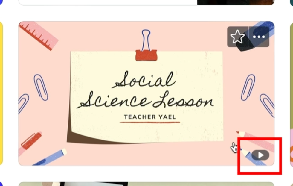 右下に再生アイコン